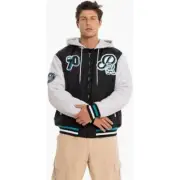 NEW Port Adelaide Power Mens Patchwork Bomber Jacket