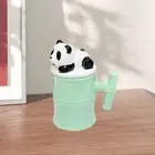 Ceramic Water Cup Coffee Cup Lightweight Bamboo Shaped Mug Panda Shape Lid