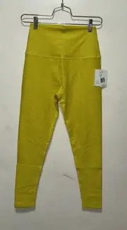 Beyond Yoga Spacedye Caught In The Midi High Rise Leggings Size M Yellow SD3243