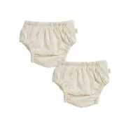 EcoNaps Reusable Swim Nappy 2 Pack - Sophie La Girafe Olive Leaf - Medium 7-11kg
