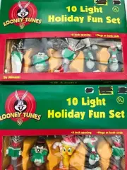 2 Boxes 20 Lights Looney Tunes Set By Minami String Lights Tweety Bugs 1997