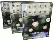Ashland String Lights 30 Clear Globe 29 foot Length 1 Set, 3 Box’s
