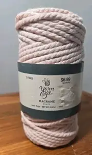 Yarn Bee Macrame Cord Peach - 5mm 36yd