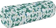 [Caihoyu] Bolster Pillow and Cover Firm Neck Roll Pillow Round Pillows Decorative Throw Pillows Travel Pillow Cylinder Neck Support Dominica Bois Caraibe Beauty Summer Flowers