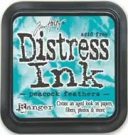 Tim Holtz Distress Ink PEACOCK FEATHERS TIM34933 Ranger Pad Sealed Brand NEW!