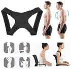 Soft Back Shoulder Support Black Posture Corrector Bad Back Correction Unisex