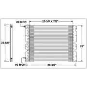 93-99 For International 1000 Series Short Conventional Cab 1652 Condenser 10086