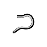 1 x Heater Hose 14mm x 490mm for HSV Commodore VN 3.8L V8 OHV 12V 430mm 88-91