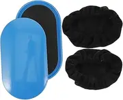 BESPORTBLE 1set Portable Exercise Sliders Core Sliding Discs for Home Gym Workouts Oval Shape for Strength Training Exercises Stylish Easy Storage Design