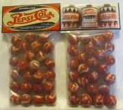 2 Bags Of Sparkling Pepsi Cola "Canada" Promo Marbles