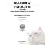 ❰跳跳譜❱「巴拉基雷夫 雲雀」BALAKIREV:L'ALOUETTE (THE LARK) HL50267770