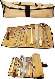 ProRider USA Horse Farrier Tool Kit Grooming Hoof Bot Knife Shoe Puller Nipper Rasp 984109