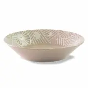 Minoro Touki Minoyaki KAFU 21.5CM pasta plate (Apricot Brown) Apricot Brown
