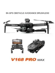 V168 MAX PRO Drone GPS 8K Professional With HD Camera 5G WIFI FPV Brushless RC Q