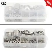 600Pack 304 Stainless Steel Flat Washer Washers Assortment Set