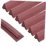 Billiards K66 Rubber Bumpers Pool Table Rail Cushions (Set of 6) 42" Brown
