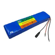 36V 30Ah High Power 10S3P Li-Ion Multi Plug Battery Pack 350W 500W Multi Purpose XT60-DC