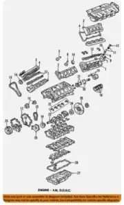 GM OEM-Valve Cover Gasket 12581818 2004 Cadillac Deville DTS (Free Shipping )