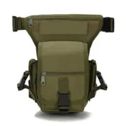 Wild Fishing Portable Waist Bag Outdoor Sports Multifunctional Leg Bag (Army Gre
