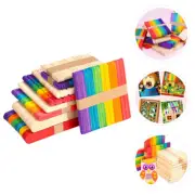 400 Pcs Sawtooth Wood Craft Sticks Popsicle Sticks Jumbo Popsicle Sticks Bulk