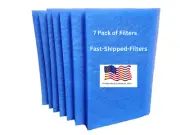Fast-Shipped-Filters 7 pack Filters Designed to Fit Garrison air cleaner Blue