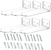 WESIEVYA Garage Shoe Storage Rack Floating Shoe Organizer Acrylic Sneaker Holders