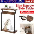 C Shaped Sofa Side End Table with Storage Bag Living Room Bedroom Home AU