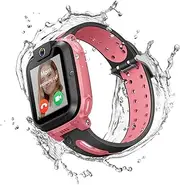 imoo Z1 Kids Smartwatch Phone, 4G Video & Calls and GPS Tracking with Real-Time Location Smart Watch, IPX8 Waterproof, Long Battery Life, Class Mode and Stranger Rejection, Family Chat Support(Pink)