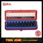 Genius Tools 10pc 3/8"Drive InHex bit socket set SAE TH-310S
