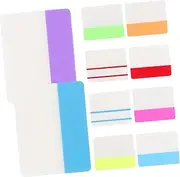 GRADENEVE Memo Pads Transparent Creative Notepad for Students Office Use Repositionable Book Marking Stickers for Lists Reminders