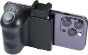 Unbrand Phone Camera Grip with Zoom Remote, Smartphone Handle Holder with Wireless Shutter, Phone Filming Accessories Vlog Shooting