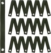 uxcell 16-Pack Tree Straps for Staking,1.5 Inch x 15.7 Inch Tree Support Straps Nylon Tree Strap for Leaning Tree Protection/Plant Support, Straightening[Army Green]