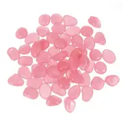 Glowing Stones 100 Pcs Glow in the Dark Rocks for Fish Tank Decor Pink