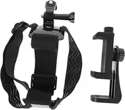 HOMSFOU 1 Set View Phone Holder with Headband Sports Camera Bracket for Outdoor Activities for Hiking Live Streaming and Video Recording