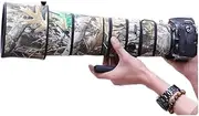 CHASING BIRDS Camouflage Waterproof Lens Coat for Nikon AF-S 180-400mm F4 E TC1.4 FL ED VR Rainproof Lens Protective Cover (Yellow Tree Camouflage, with 1.7X TC (TC-17E II))