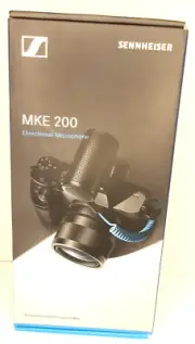 SENNHEISER MKE 200 Directional Camera Microphone, vloggers & Content Creators