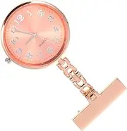 Pocket Watch Of The Lid Wrist Stopwatch Watches for Men Watches Two Watches Digital Watch Man Pocket Quartz Watch Nurse Watch Quartz Watch Pendant Glass Orange WOFASHPURET
