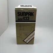 SUNPAK Auto 433D Thyristor Camera Flash Nikon Dedicated Shoe Mount - New Unused