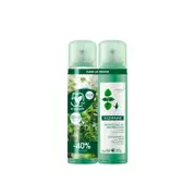 Klorane Dry Shampoo Purifying Nettle 2x150ml