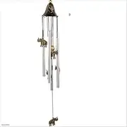Wind Chimes Outdoor Exquisite Alloy Indoor and Outdoor Wind Chimes Creative Four-Tube Metal Bell Children's Bedroom Balcony Decoration Memorial Wind Chime