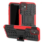 MCC Heavy Duty iPhone 11 2019 Shockproof Case Cover Tough Apple Handset [Red]