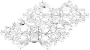 [FRCOLOR] 2Pcs Heart Rhinestones Shoe Buckles for Women Sparkling Flower Clips for High Heels Stylish Footwear Accessories for Weddings Parties Everyday Wear