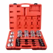 Bush Bearing Removal Installation Repair Tool Set 28Pcs Press & Pull Sleeve Kit