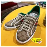 GUCCI 古馳 TENNIS 1977 DISNEY 606110 復古米奇綠色棕色休閒鞋 20春夏