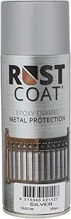 Rust Coat Epoxy Enamel Metal Protection, 300 g, Silver