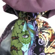 SPECTRAL FACE Dice Bag — for RPG Game Parts Yarn Toys Mementos Tiles — Bag M