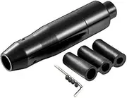 OPLLER Car Shift Knob with Button, Transmission Stick Shifter Head for Most Automatic Vehicle (Black)