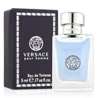 在飛比找ETMall東森購物網優惠-Versace凡賽斯 經典男性淡香水小香(5ml)