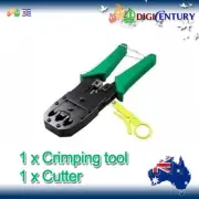 NEW NETWORK Crimper with Cutter for RJ45 RJ11 Phone LAN Ethernet Cable Tool