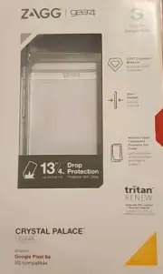 ZAGG | Gear4 Crystal Palace Case for Google Pixel 6a - Clear